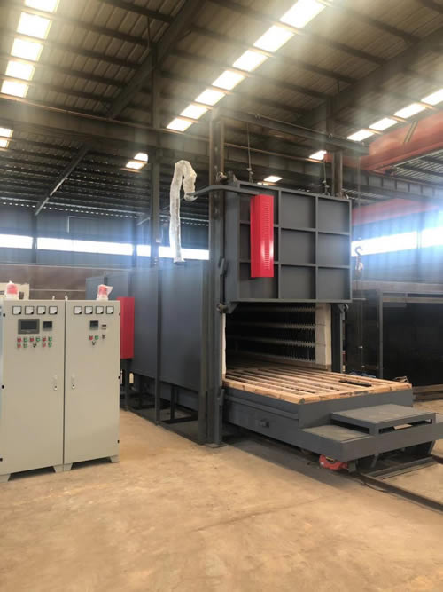 400KW臺車爐就緒，準備發(fā)貨